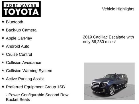 Used 2019 Cadillac Escalade Luxury AWD/4WD image 8