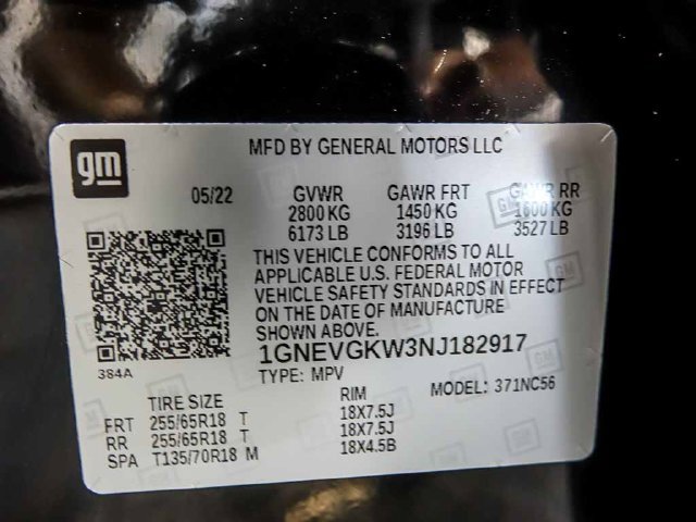 Certified 2022 Chevrolet Traverse LT AWD/4WD image 36