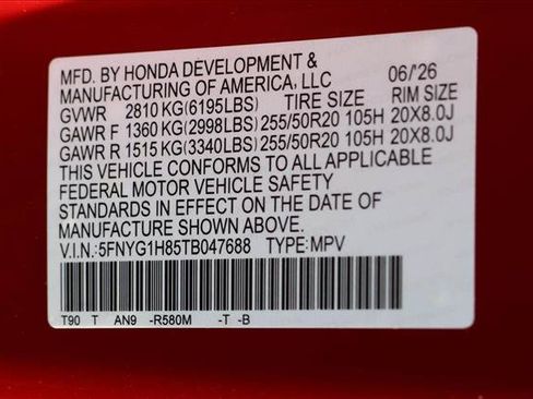 New 2026 Honda Pilot Elite image 26