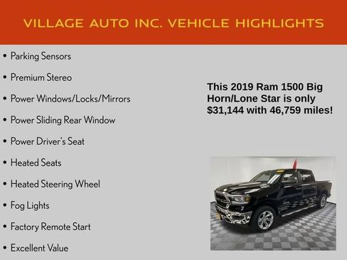 Used 2019 RAM 1500 Big Horn AWD/4WD image 14