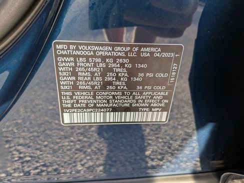 Used 2023 Volkswagen Atlas Cross Sport SEL Premium R-Line AWD/4WD image 37