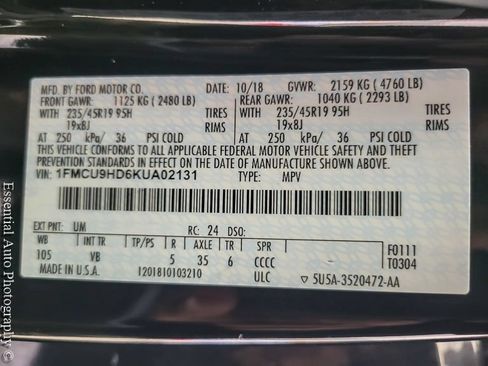 Used 2019 Ford Escape SEL AWD/4WD image 24
