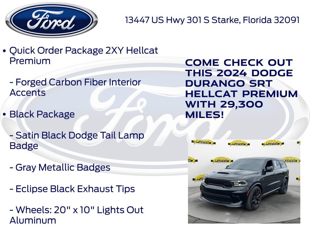 Used 2024 Dodge Durango SRT Hellcat AWD/4WD image 30