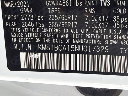 Used 2022 Hyundai Tucson Blue AWD/4WD image 32