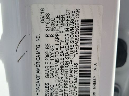 Used 2018 Honda Accord LX image 35