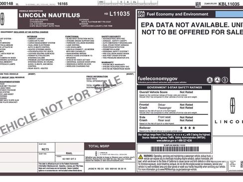 Used 2019 Lincoln Nautilus Reserve w/ Driver Assistance Package image 23