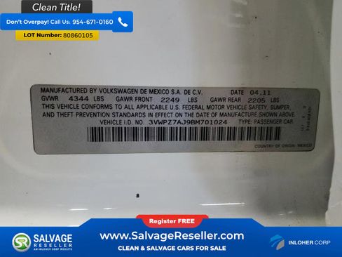 Used 2011 Volkswagen Jetta SE image 17