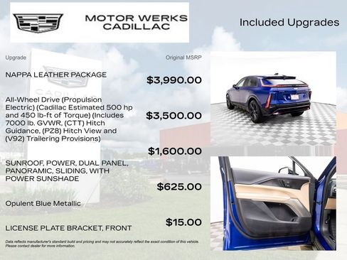 Certified 2024 Cadillac Lyriq Sport w/ Nappa Leather Package image 9