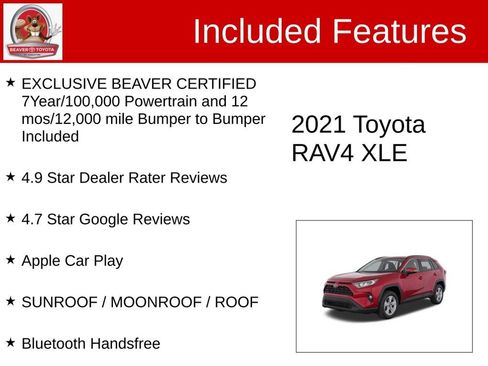 Used 2021 Toyota RAV4 XLE w/ Convenience Package FWD image 4