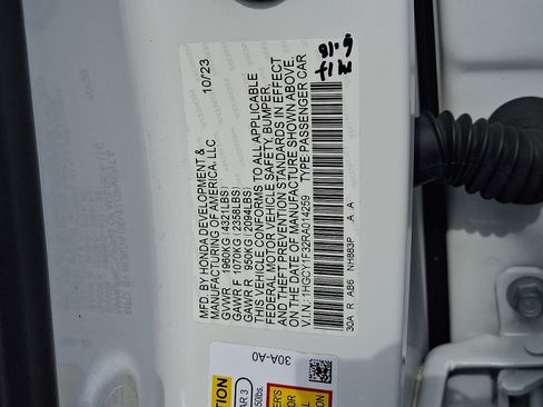 Certified 2024 Honda Accord EX image 20
