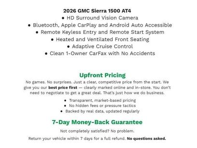 Used 2026 GMC Sierra 1500 AT4 w/ AT4 Premium Package