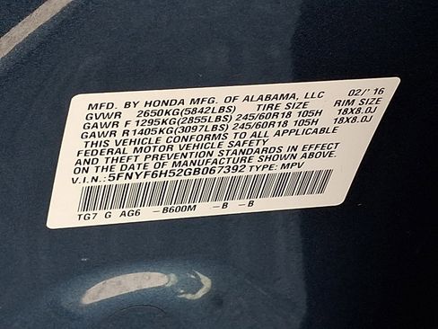 Used 2016 Honda Pilot EX-L image 28
