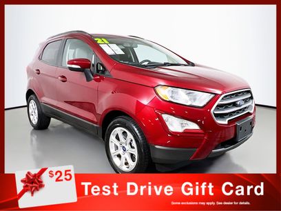 Used 2021 Ford EcoSport SE w/ SE Convenience Package