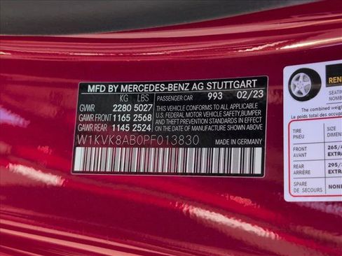 Certified 2023 Mercedes-Benz SL 55 AMG 4MATIC image 25