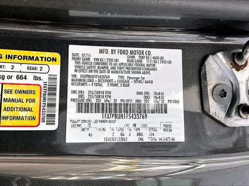 Used 2015 Ford Mustang Premium w/ Equipment Group 201A RWD image 33