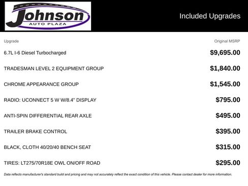 Used 2022 RAM 2500 Tradesman AWD/4WD image 5