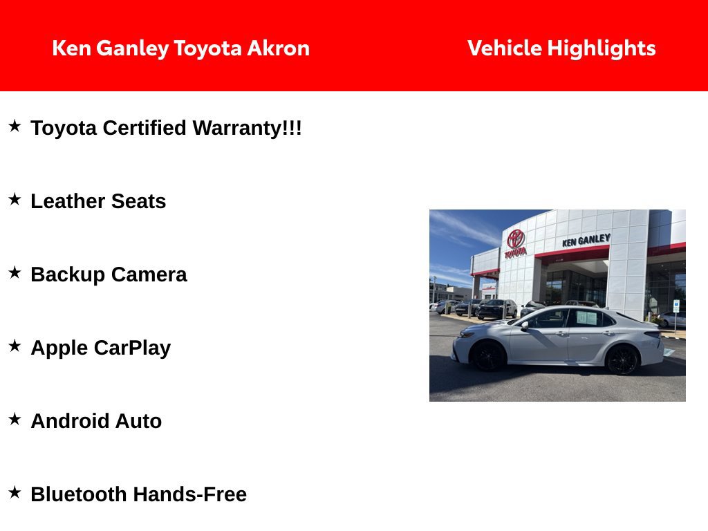 Certified 2024 Toyota Camry XSE FWD image 4