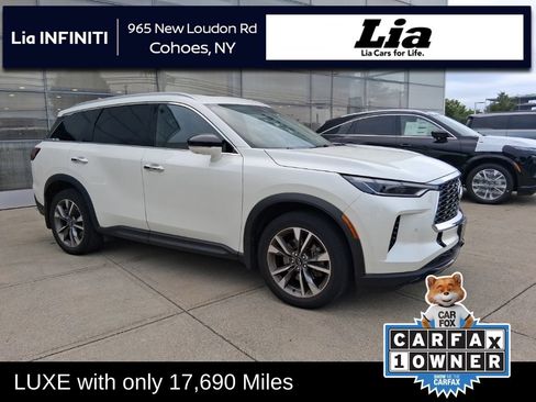 Certified 2023 INFINITI QX60 Luxe w/ Vision Package AWD/4WD image 1