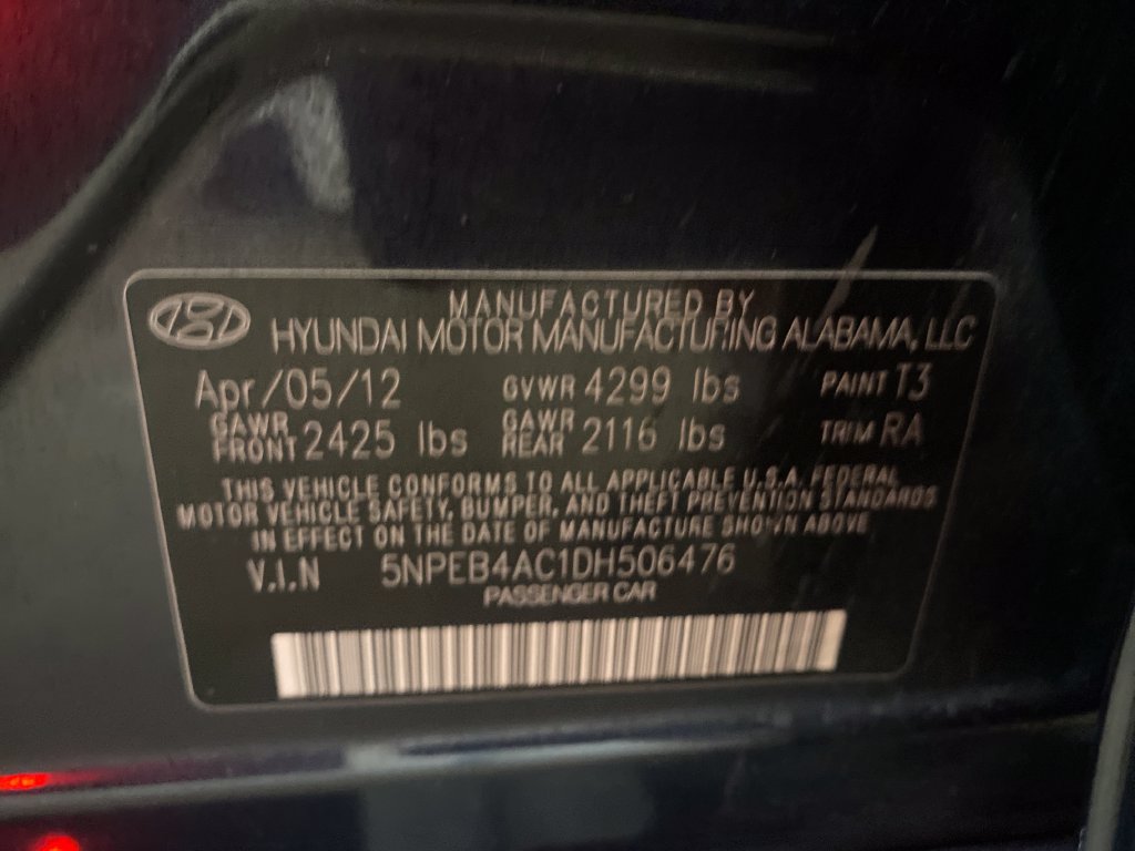 Used 2013 Hyundai Sonata GLS w/ Popular Equipment Pkg FWD image 24