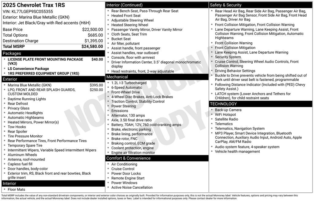 Used 2025 Chevrolet Trax RS FWD image 28