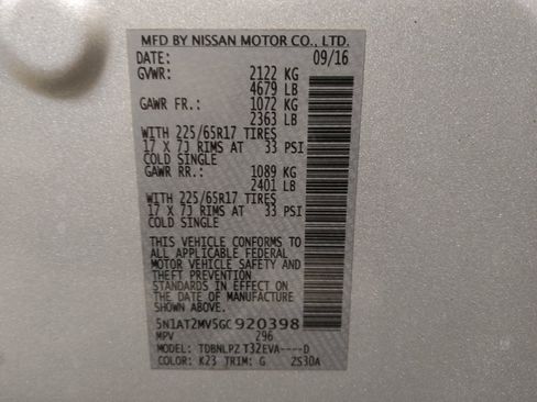 Used 2016 Nissan Rogue S AWD/4WD image 33