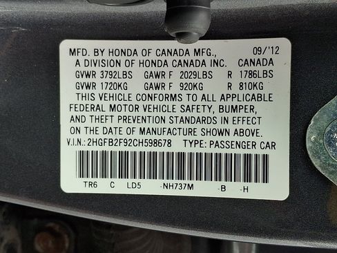 Used 2012 Honda Civic EX-L image 27