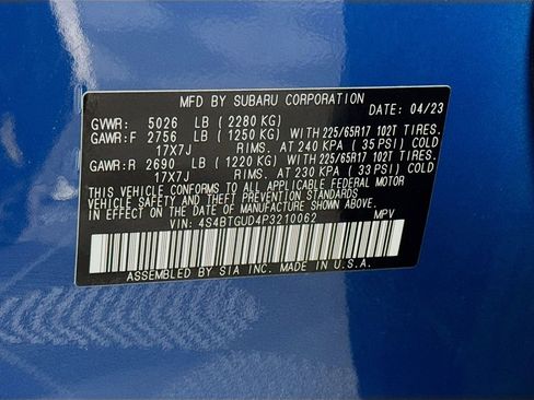 Used 2023 Subaru Outback Wilderness AWD/4WD image 32