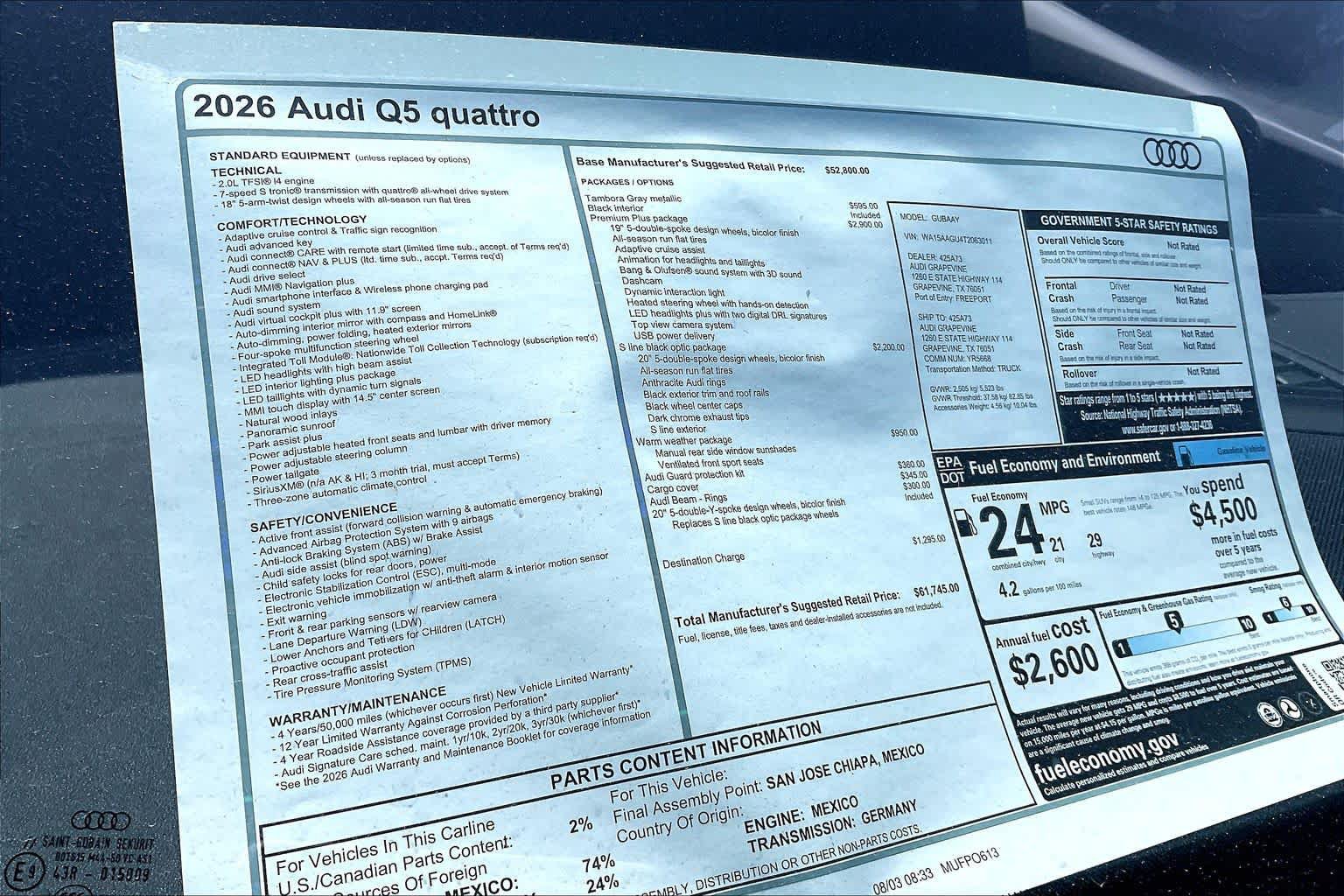 New 2026 Audi Q5 Premium AWD/4WD image 19