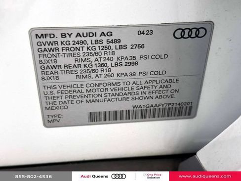 Certified 2023 Audi Q5 2.0T Premium w/ Convenience Package AWD/4WD image 38