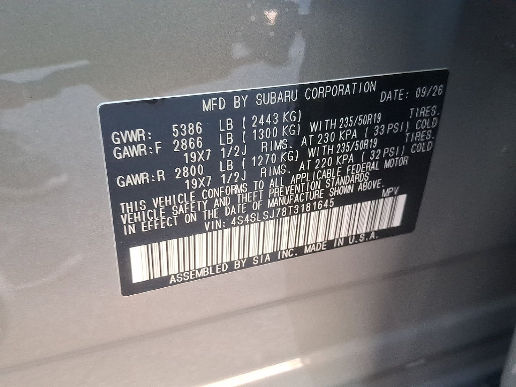 New 2026 Subaru Forester Touring AWD/4WD image 18