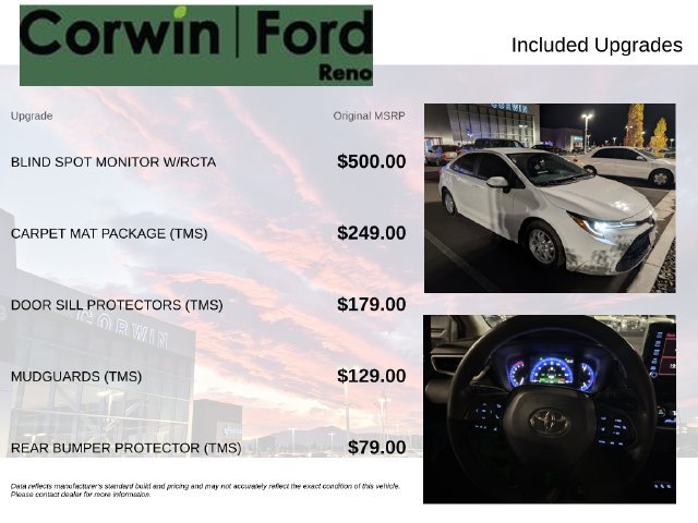 Used 2022 Toyota Corolla LE w/ Carpet Mat Package (TMS) FWD image 3