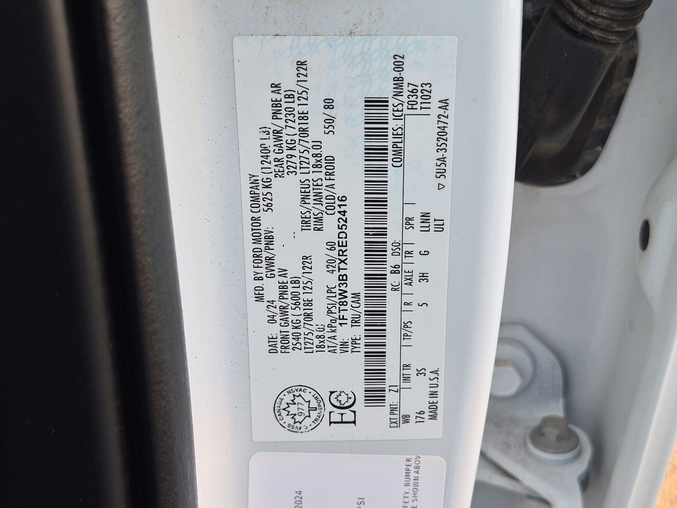 Used 2024 Ford F350 XLT w/ FX4 Off-Road Package AWD/4WD image 35