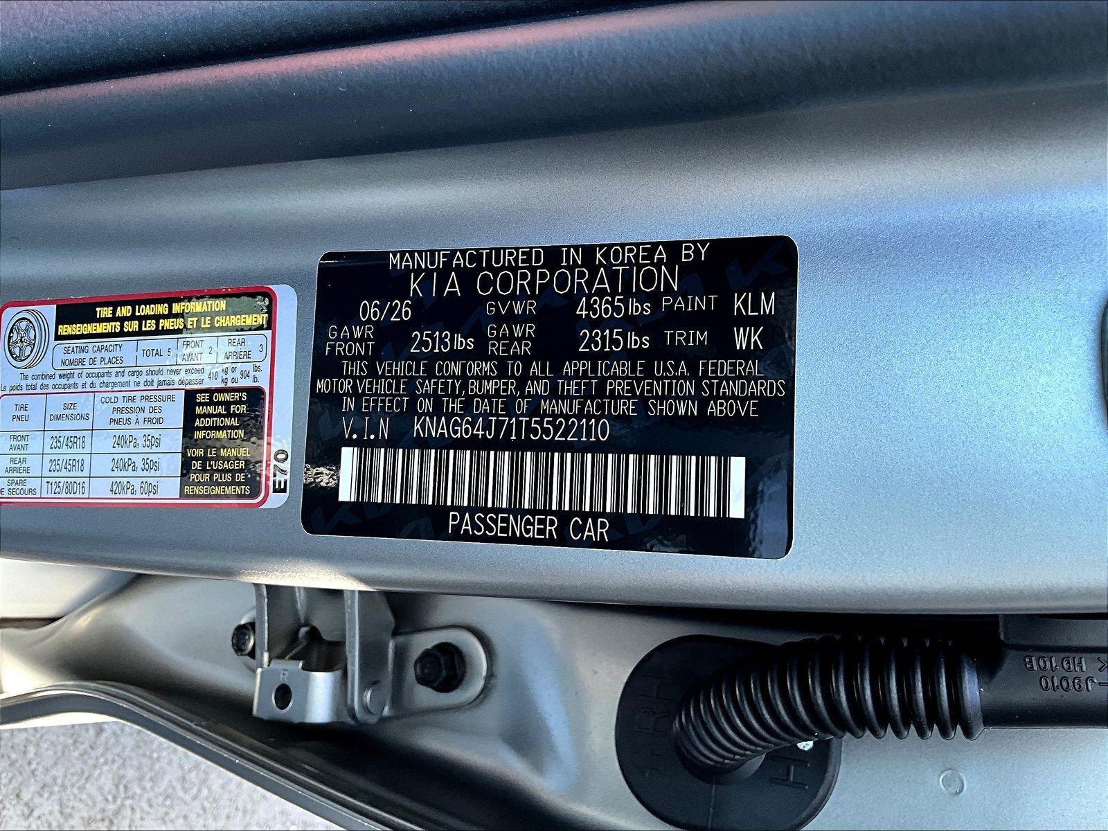 New 2026 Kia K5 GT-Line w/ GT-Line Red Interior Package FWD image 20