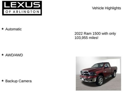 Used 2022 RAM 1500 Tradesman w/ Tradesman SXT Package image 8