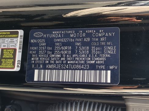 Certified 2026 Hyundai Palisade XRT Pro AWD/4WD image 37