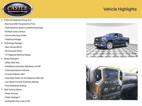 Used 2019 Chevrolet Silverado 1500 High Country w/ Technology Package image 13
