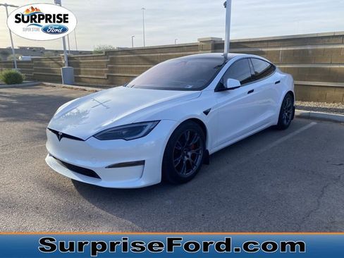 Used 2023 Tesla Model S Plaid AWD/4WD image 1