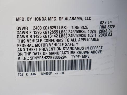 Used 2019 Honda Passport Sport image 30