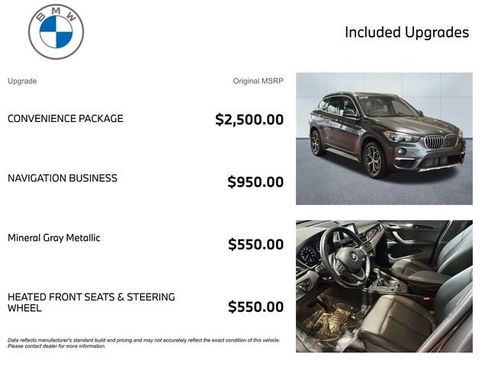 Used 2018 BMW X1 xDrive28i w/ Convenience Package image 4