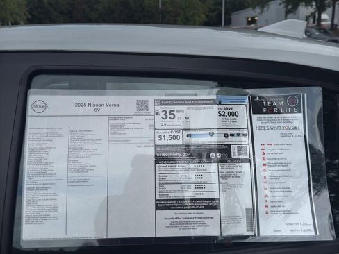 New 2025 Nissan Versa SV image 12