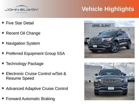 Used 2019 GMC Acadia Denali w/ Technology Package AWD/4WD image 3
