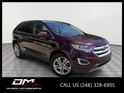 Used 2018 Ford Edge Titanium w/ Ford Safe & Smart Package AWD/4WD image 1