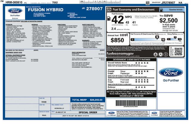 Used 2018 Ford Fusion S FWD image 31
