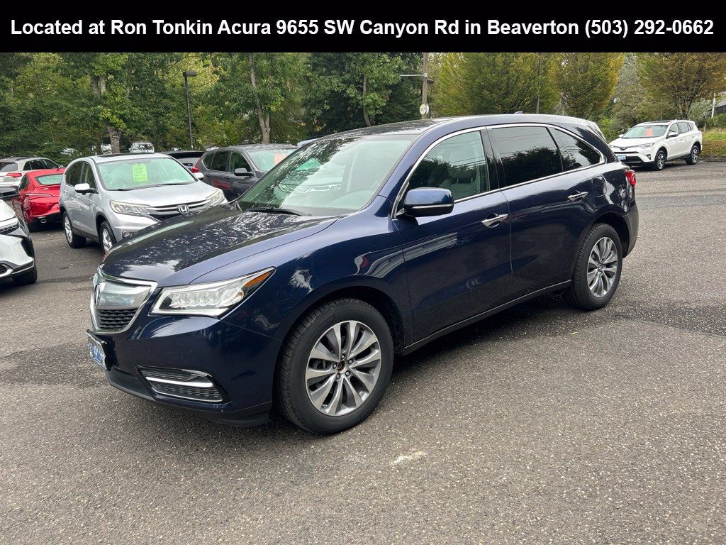 Used 2014 Acura MDX w/ Technology Package AWD/4WD image 8