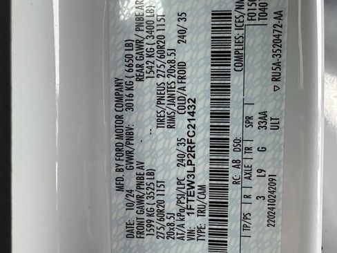 Used 2024 Ford F150 XLT w/ Equipment Group 303A High image 16