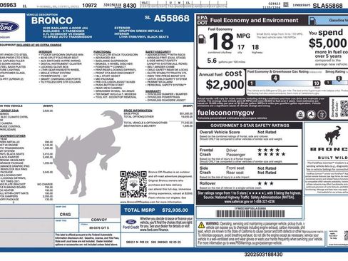 Used 2025 Ford Bronco Badlands AWD/4WD image 28