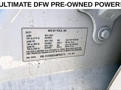 Used 2021 Tesla Model Y Long Range AWD/4WD image 41