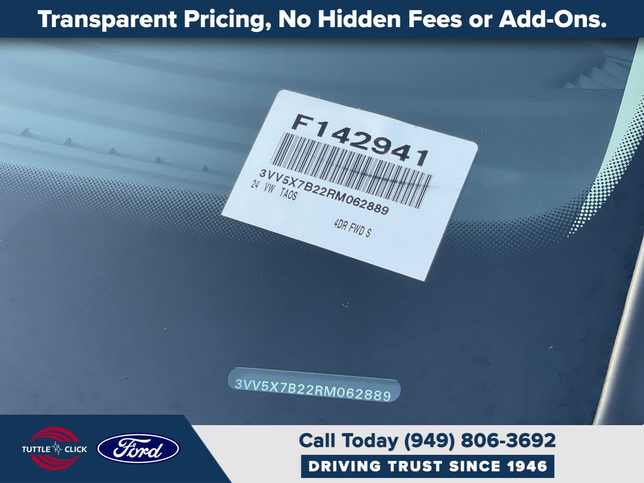 Used 2024 Volkswagen Taos S FWD image 36