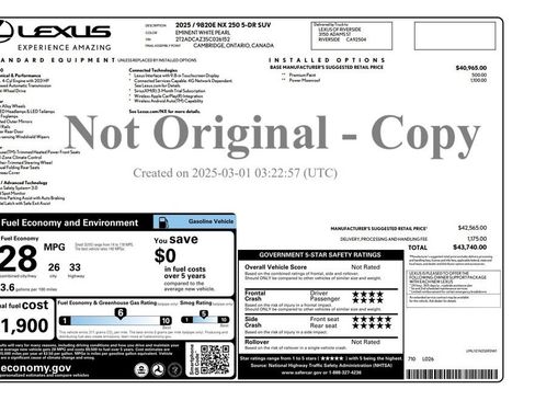 Used 2025 Lexus NX 250 FWD image 5