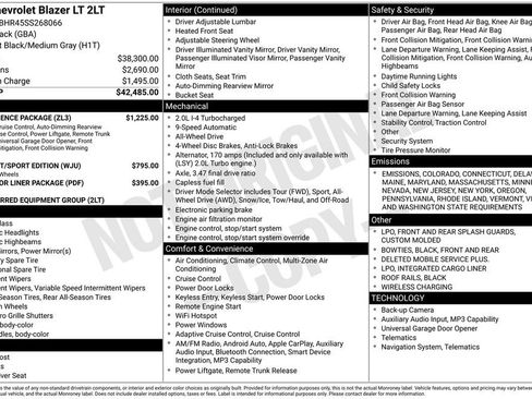 New 2025 Chevrolet Blazer LT w/ Convenience Package image 20